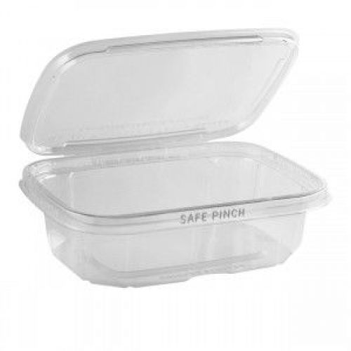 Anchor Packaging Tamper Evident Hinged Container Clear 20 oz 7.22in X 5.75in X 1.94in Pack 200 / cs