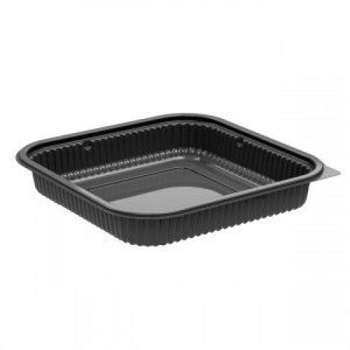 Anchor Packaging Black 1-Compartment 36oz Base Culinary Squares Pack 300