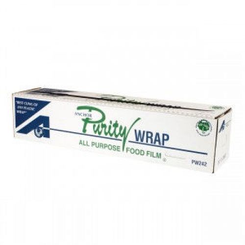 Anchor Packaging 24in x 2000 Cutterbox Cling Film Premium Grade Purity Wrap Pack 1