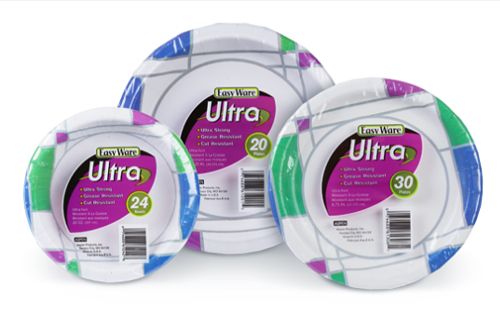 Aspen Bowls Printed Stained Glass Ultra Heavy Weight 12 oz Clear Poly Pack 1000 / case 8 pac