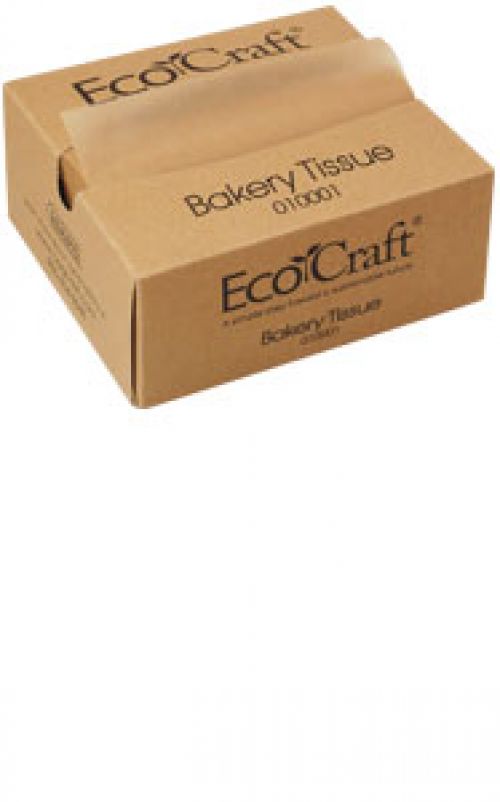 Bagcraft EcoCraft Interfolded Wax Tissue Natural 6 X 10.75 Pack 1M