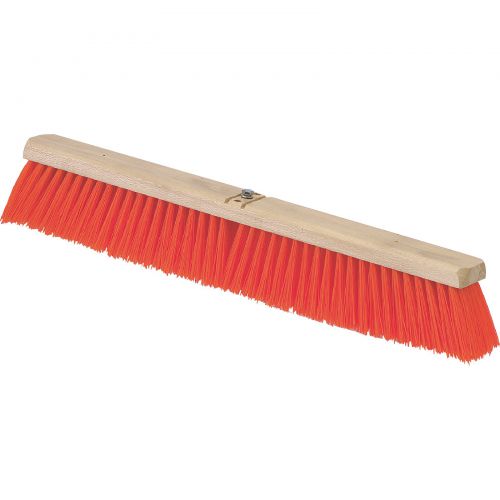 Carlisle Industrial Brush FVP Juno 24in Wood Orange Pack EA