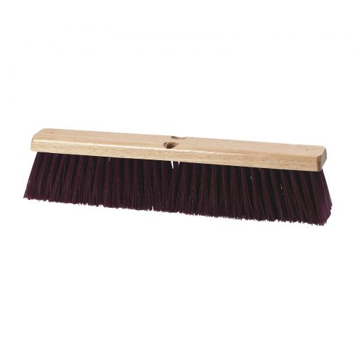 Carlisle Push Broom FVP Crimped 36in MA Wood Block Pack EA