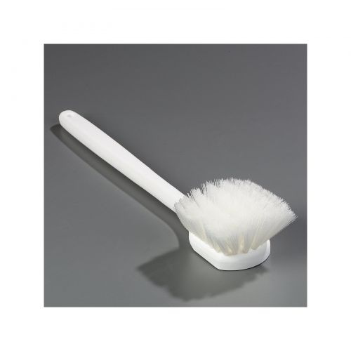 Carlisle Wht Nylon Utilty Brush Long Handle Pack EA