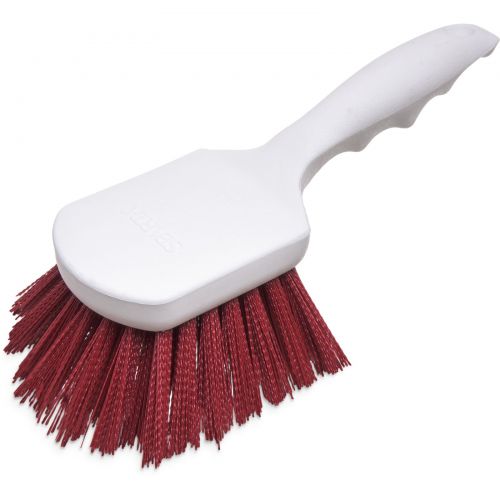 Carlisle 8in Polyester Utility Scrub Brush RD Pack EA