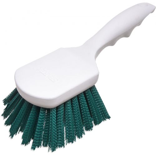 Carlisle Utility Scrub Brush With Ply Bristles 8 Green Pack 1 / EA