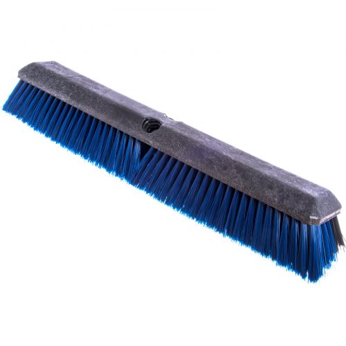 Carlisle OmniSweep Threaded 24in BK/BL Bristles Pack EA