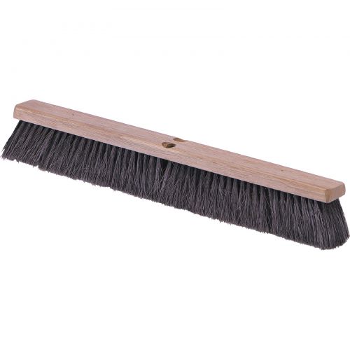 Carlisle Push Broom Tampico 24in Wood Block Pack EA