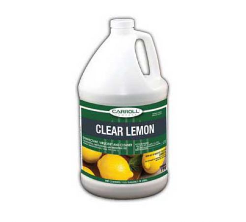 Carroll Disinfectant Clear Lemon Gal Pack 4/1 GAL