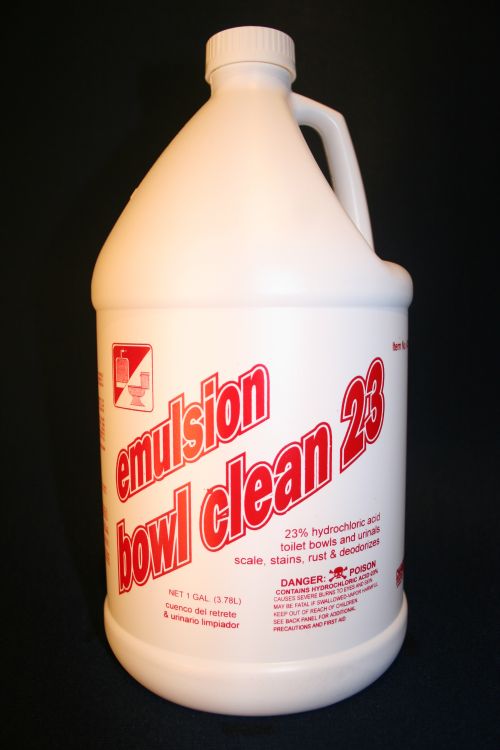 Chemcor Emulsion Bowl Cleaner 23% Pack 12/1qt