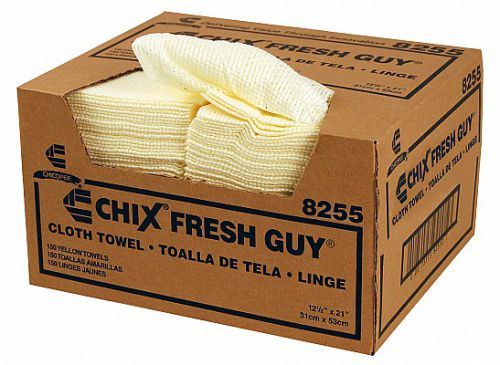 CHIX Fresh Guy Crumb Catcher Yellow 13.5x21 With Microban open weave Pack 1/150