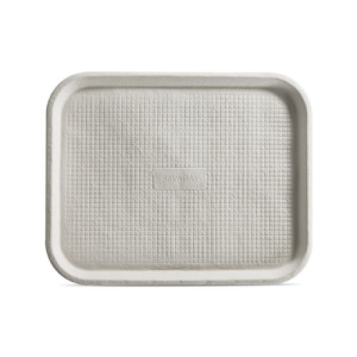 Chinet Farm White tray 14x18 Pulp Pack 100