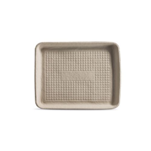 Chinet Tug Beige tray 12x9x1 Pulp Pack 250