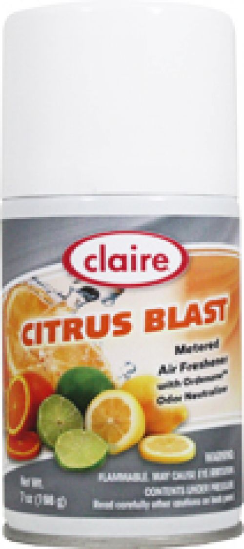 Claire Metered Air Freshener Citrus Blast Pack 12 / cs