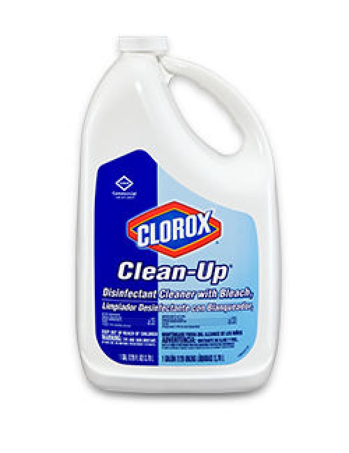 Clean-Up Disinfectant Cleaner w/ Bleach Refill, 128 oz.