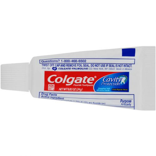 Colgate Tooth Paste .85 oz unboxed Regular Pack 240 / cs