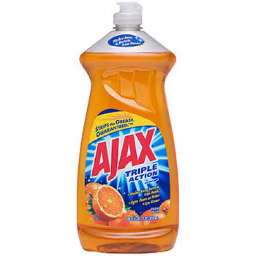 Ajax Orange Triple Action Dish Liquid 28 oz Pack 9 / cs