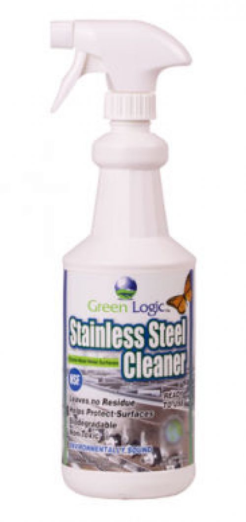 Green Logic Stainless Steel Cleaner qt Pack EA