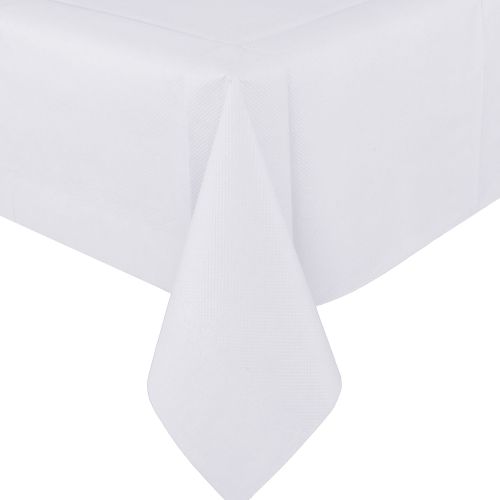 Lapaco 2ply Tissue Poly Tablecover White 82 x 82 Pack 25