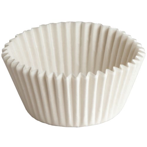 Lapaco Baking Cup White 4-1/2x 2x 1-1/4 Pack 10/1000
