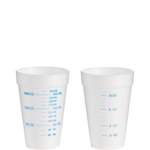 Foam Cup 16 oz Graduated Print