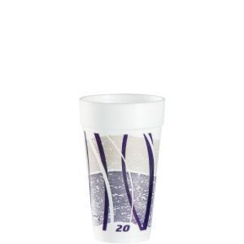 Impulse Foam Cup 20 oz White With vivid colors
