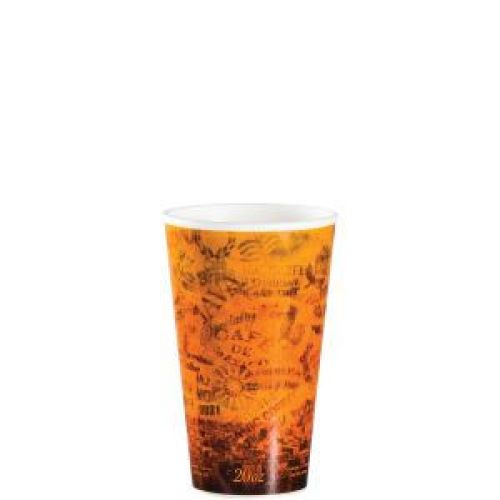 Foam Hot Cup 20 oz White With Escape design