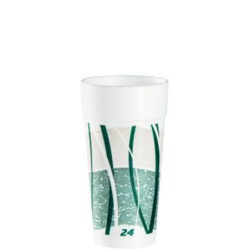 Impulse Foam Cup 24 oz White With vivid colors