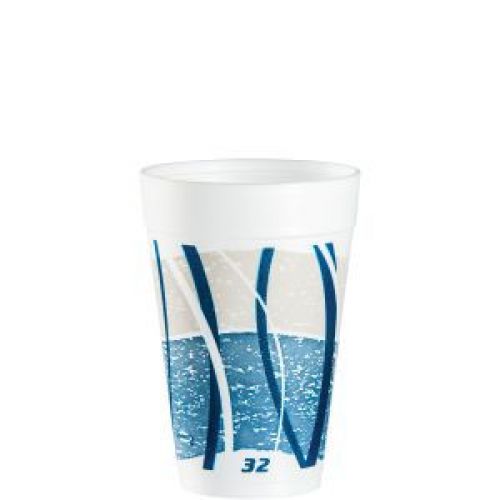Impulse Foam Cup 32 oz White With vivid print