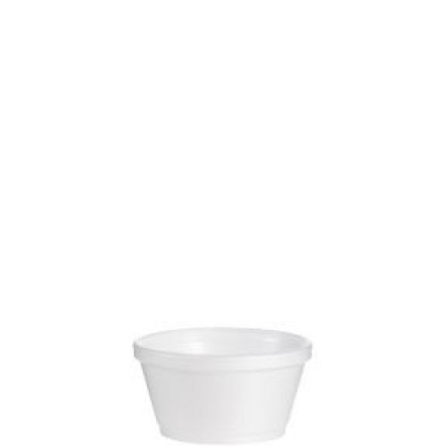 Foam Food Container 8 oz White