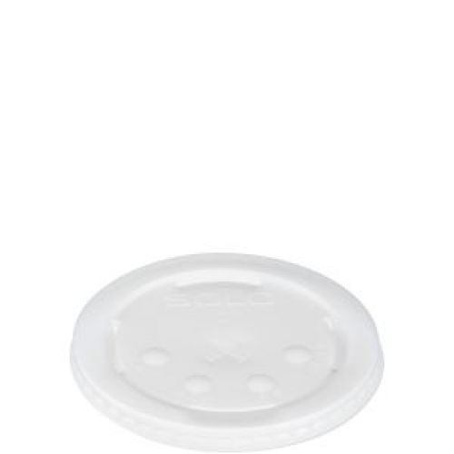 Lid Straw Slotted Plastic Translucent