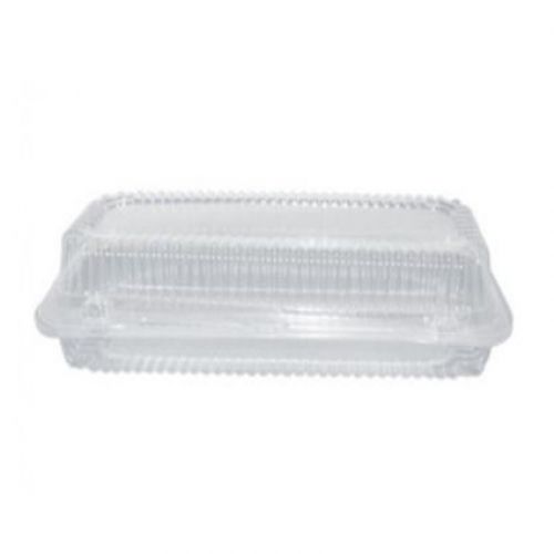 Detroit Forming Clear Small Hinged Container 5.25" x 5.625" x 3.125" Pack 500 / cs