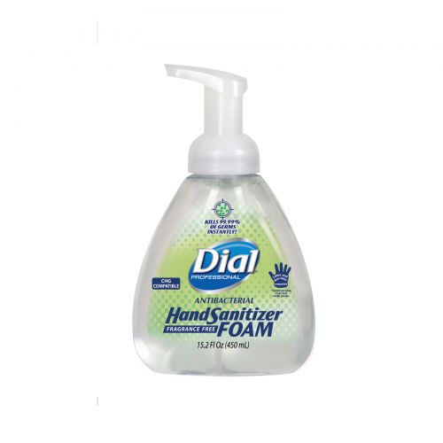 Dial Foaming Hand Sanitizer 15.2 oz Pack 4 / cs