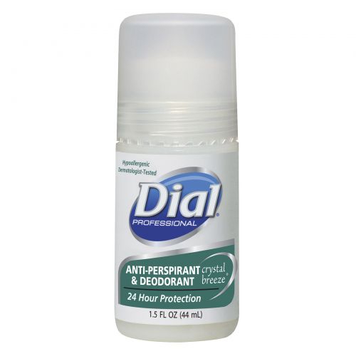 Dial Roll On Anti-Perspirant & Deodorant Crystal Breeze 1.5 oz Pack 48 / cs