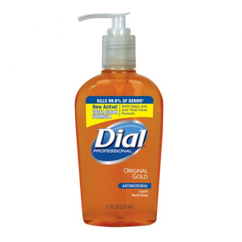 Dial Liquid Gold Soap Decor Pump Bottle 7.5 oz Pack 12 / cs