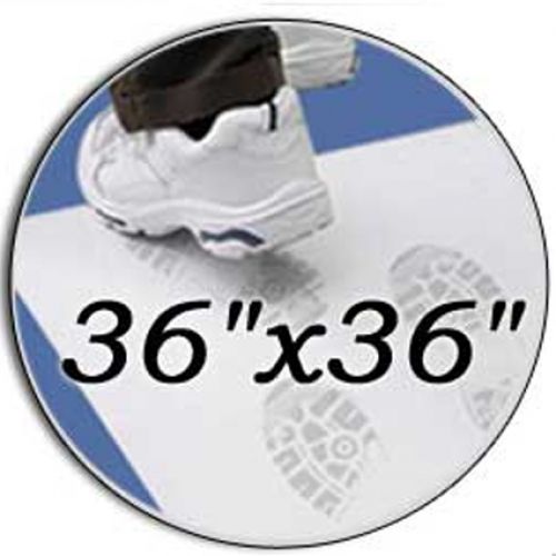 Direct Disposables White Tacky Mat 30-count 36x36in Pack CS