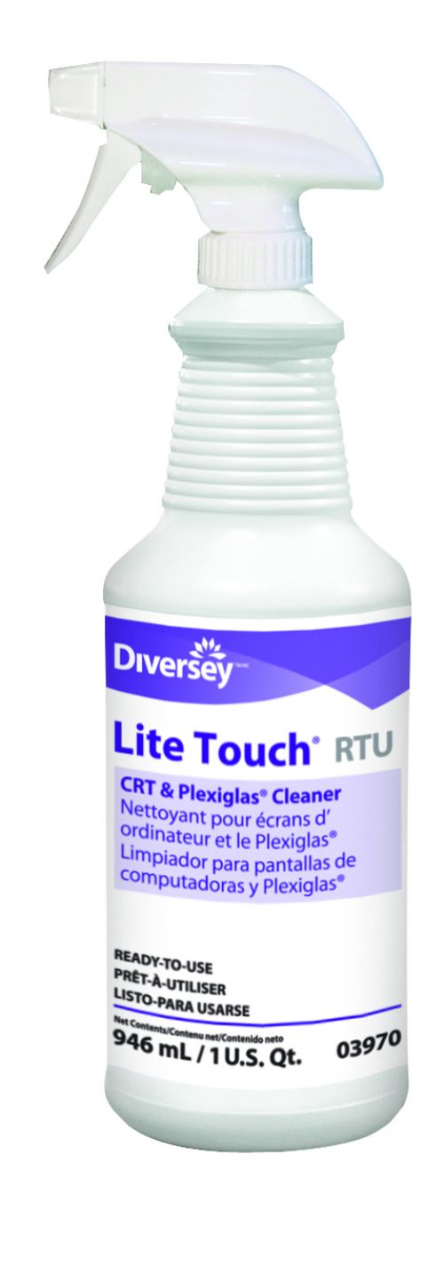 Lite Touch CRT & Plexiglas Cleaner 32 oz Pack 12 / cs