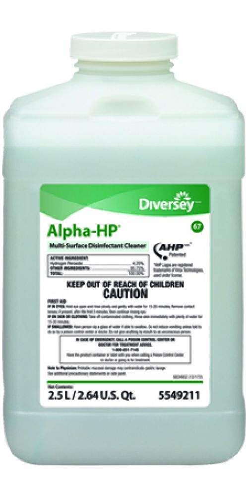 Alpha HP Multi-Surface Disinfectant #67 J-Fill 2.5 Liter Pack 2 / cs