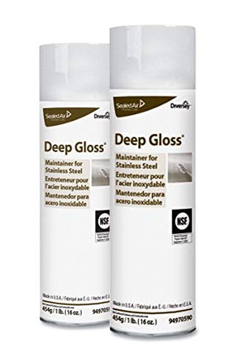 Diversey Deep Gloss Maintainer For Stainless Steel 16 oz Pack 12 / cs