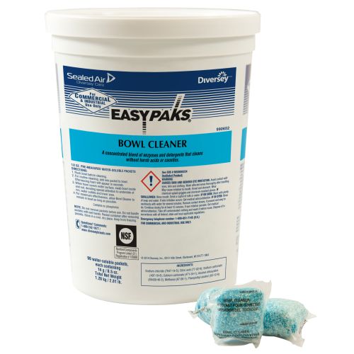 EASY PAKS Bowl Cleaner Packets in Tubs Pack 2 / 90 Packets