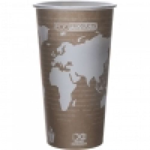 Eco-Products World Art Hot Cups Renewable & Compostable - 20 oz Pack 1000 / cs