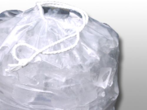 Elkay Ice Bag 12x19 1.35 Mil 10Lb. Drawstring Pack 500