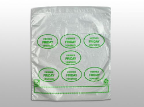 Elkay 6.5x7 Portion Control saddle pack Printed FRIDAY Pack 2000/bx