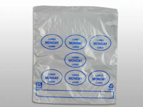 Elkay 6.5x7 Portion Control saddle pack Printed MONDAY Pack 2000