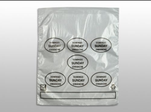 Elkay 6.5x7 Portion Control saddle pack Printed SUNDAY Pack 2000