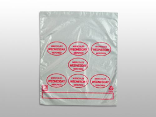Elkay 6.5x7 Portion Control saddle pack Printed WEDNESDAY Pack 2000