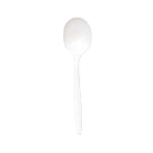 Empress Heavy Weight Soupspoon Polystyrene White Dense Pack Pack 1000 / cs