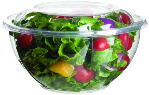 Renewable & Compostable Salad Bowl w/ Lid - 32oz