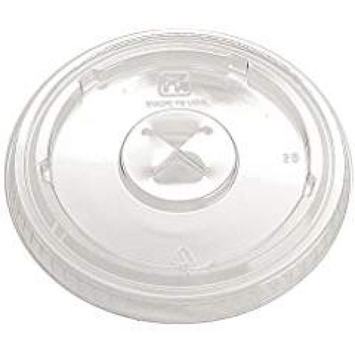 LKC16/24FX Kal-Clear/Nexclear X-Slot Drink Cup Lid 16 - 24 oz., Clear, 100/Pack