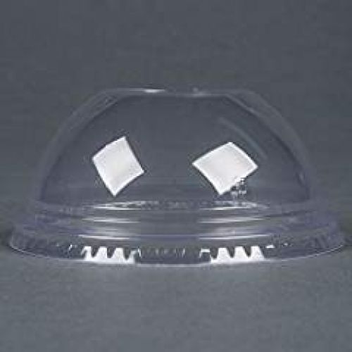 DLGC16/24 Dome 1'' Hole Cold Drink Cup Lid, Clear, 100/Pack